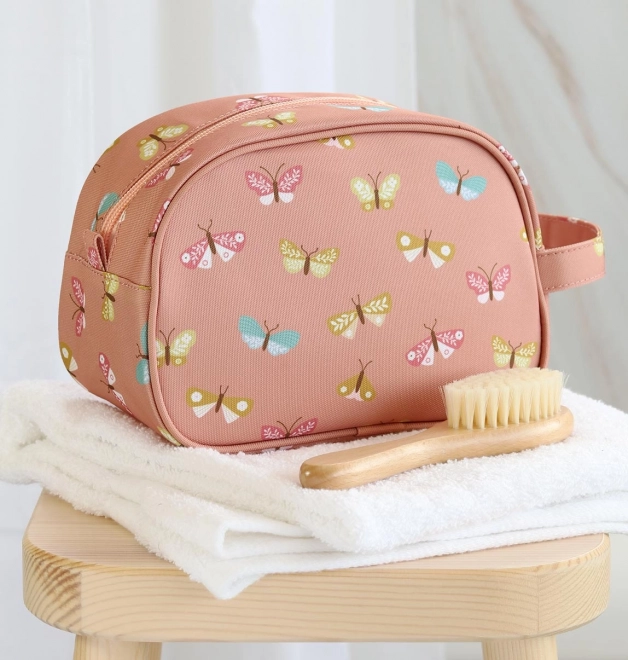 A lovely company butterfly toiletry bag