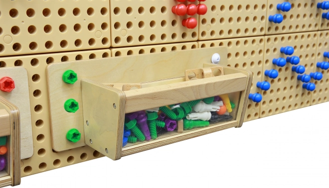 Contenitore per Accessori con Parete Trasparente - Lavagna Scientifico-Educativa Masterkidz STEM