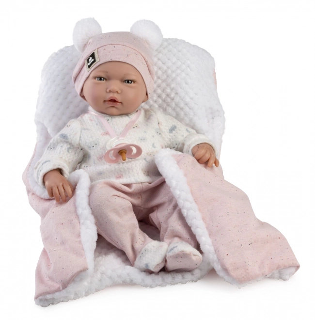 Realistic Baby Doll with Soft Cloth Body