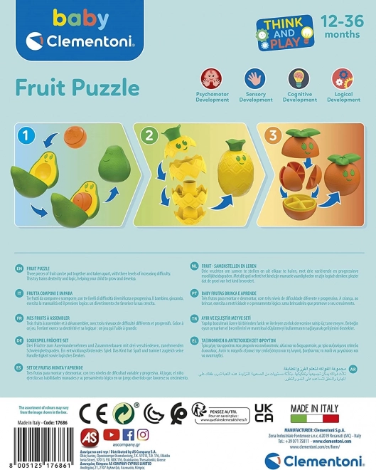 Clementoni Logical Puzzle Fruits