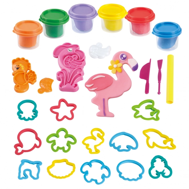 PlayGo Flamingo Modeling Clay Set