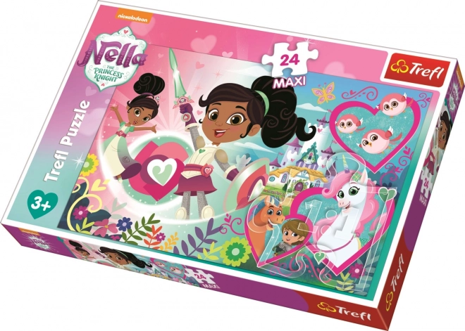 Trefl Puzzle Nella, Princess Knight Maxi 24 Pieces