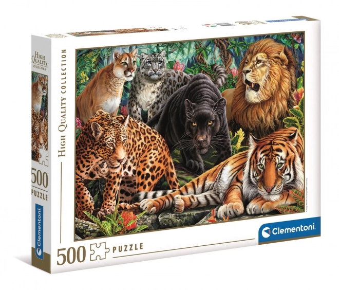 High Quality Wild Cats Puzzle 500 Pieces