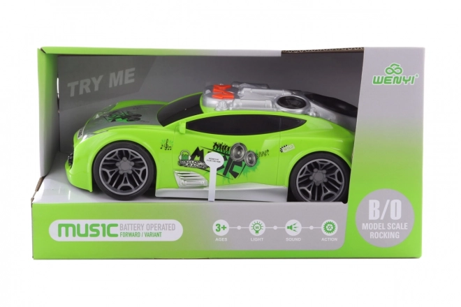 Battery-Powered Sports Car