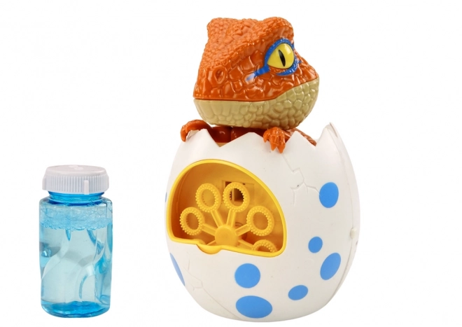 Dinosaur Bubble Maker in Egg with Bubble Solution