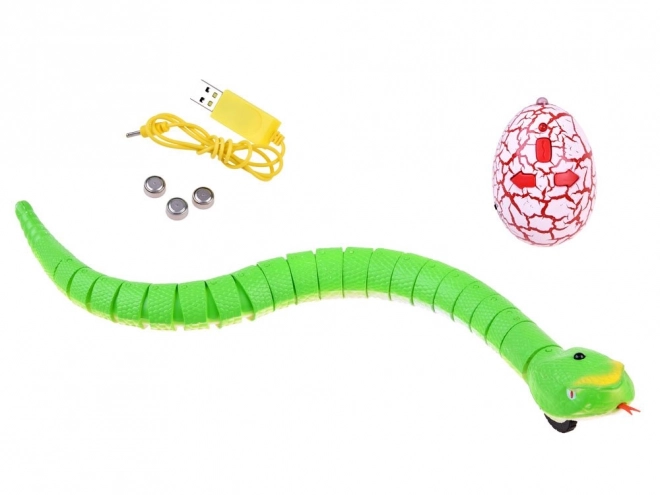 Remote Controlled Snake Toy – green