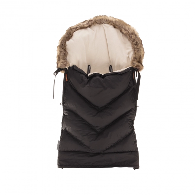 Winter Footmuff Fluffy Combi Night Black