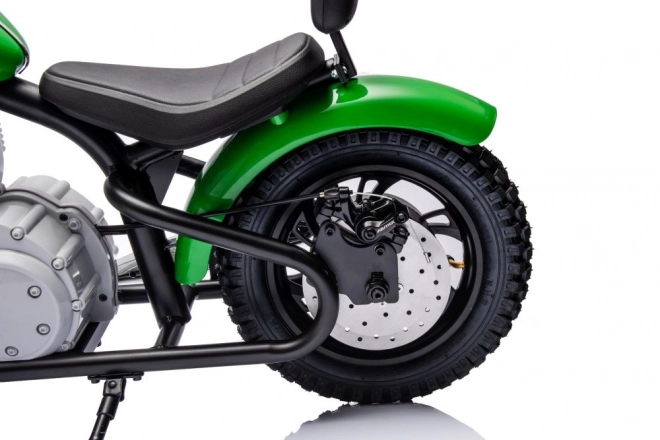 Battery-Powered Motorcycle for Kids - Green