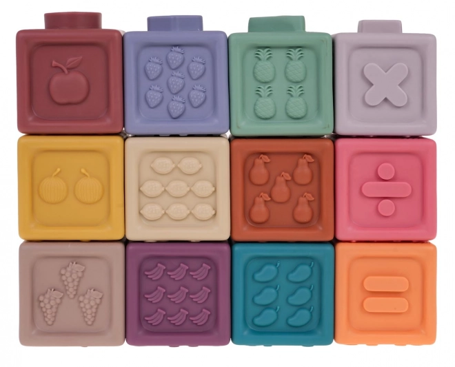 Sensory Dice Set Numbers 12 Pieces