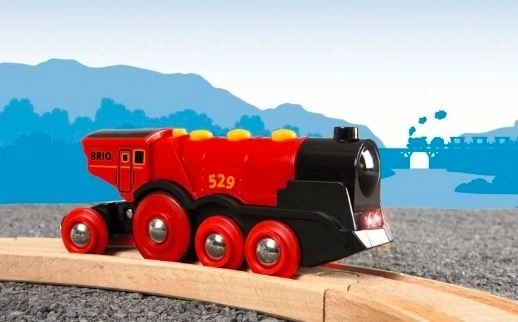 Classic Red Locomotive Toy