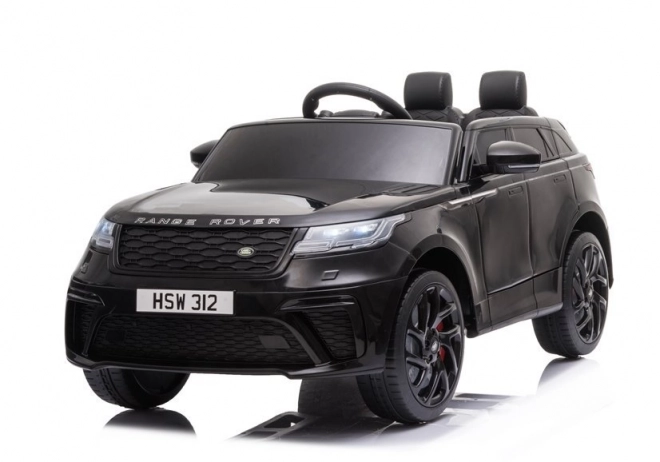 Electric Ride-On Car Black Lacquer Range Rover for Kids