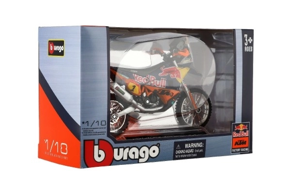 Bburago Red Bull KTM Rally Dakar Motorcycle Model