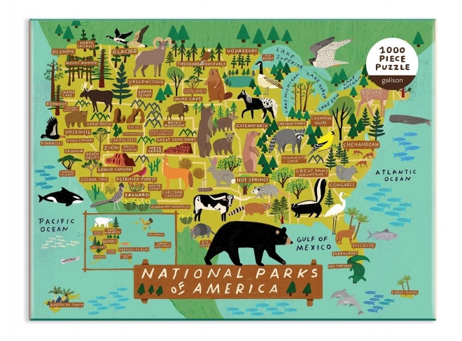 American National Parks Puzzle 1000 Pieces