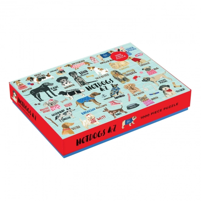 Puzzle Hot Dogs A-Z 1000 pezzi