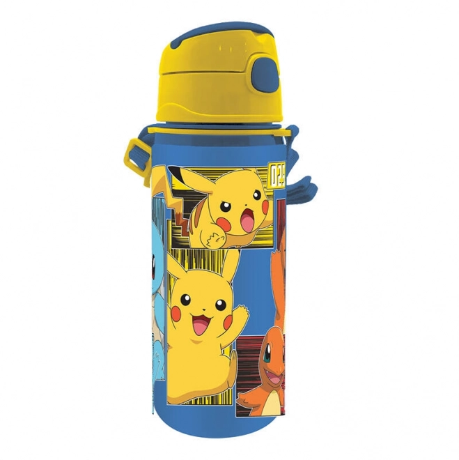 Water bottle with Pikachu and Charmander