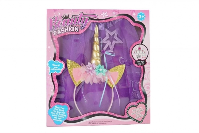 Unicorn Skirt and Headband Set