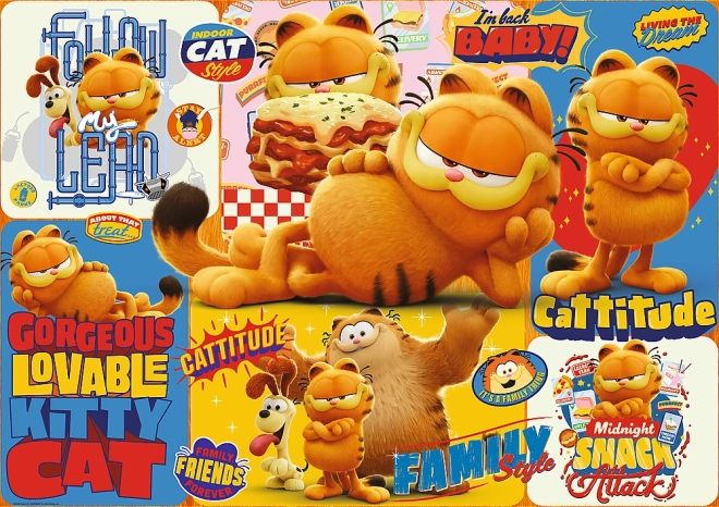 1000 darabos puzzle – Garfield kalandjai TREFL