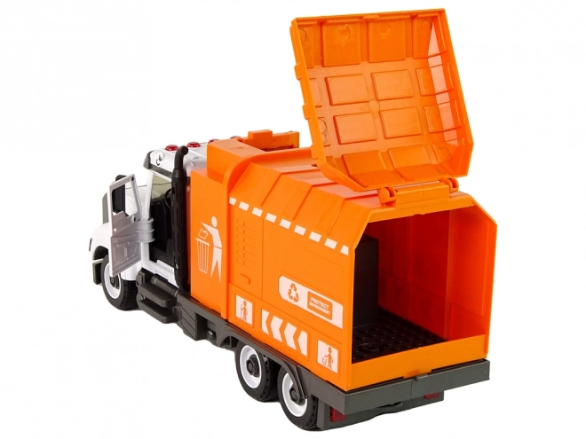 Interactive Orange Garbage Truck Toy