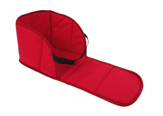 Soft Sled Mattress with Three Straps Red