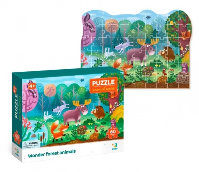 Forest Animals Puzzle for Kids