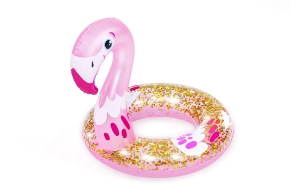 Bestway Inflatable Swan Swimming Ring with Glitter