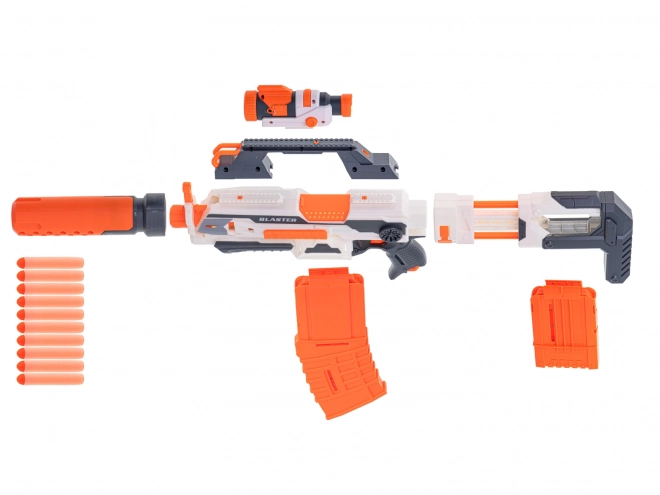 Modular 4-in-1 Blaster with 30 Darts