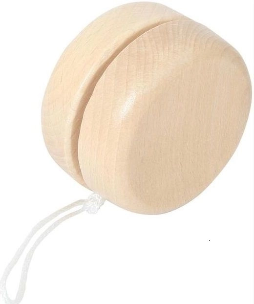 Natural wooden yo-yo