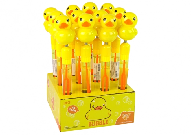 Yellow Duck Soap Bubbles with Sound