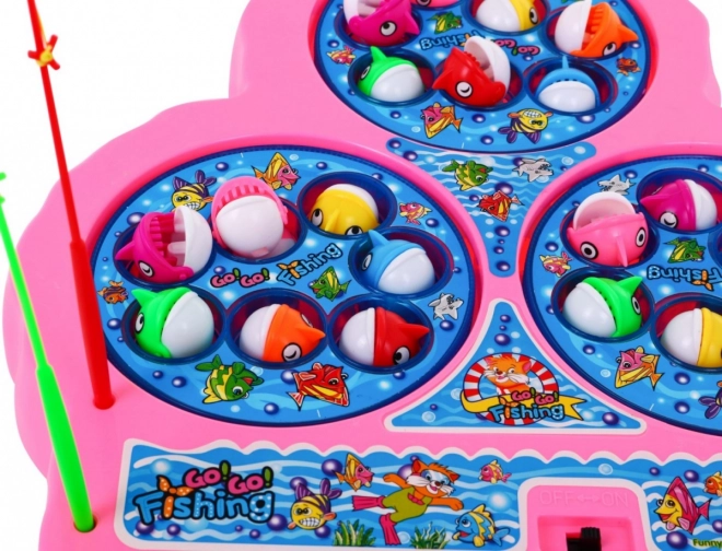 Skill Game Fishing Fun for Kids 3+ with Colorful Fish and Rods