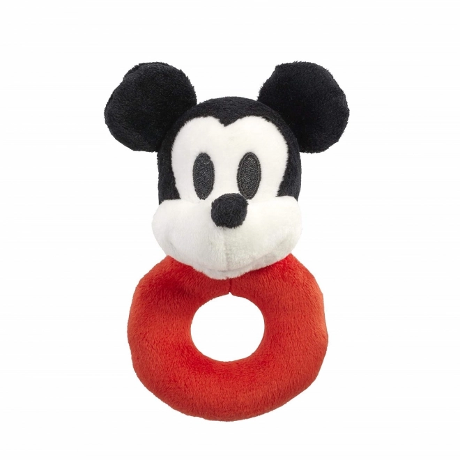 Rainbow Plush Rattle Mickey Mouse