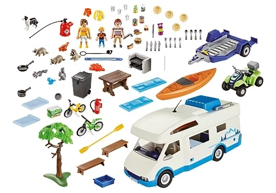 Rodinný zábavný set 9318 Výlet obytným vozem