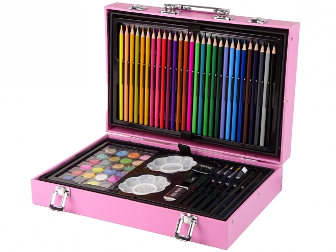 Large Pink Unicorn Art Set with 145 Pieces