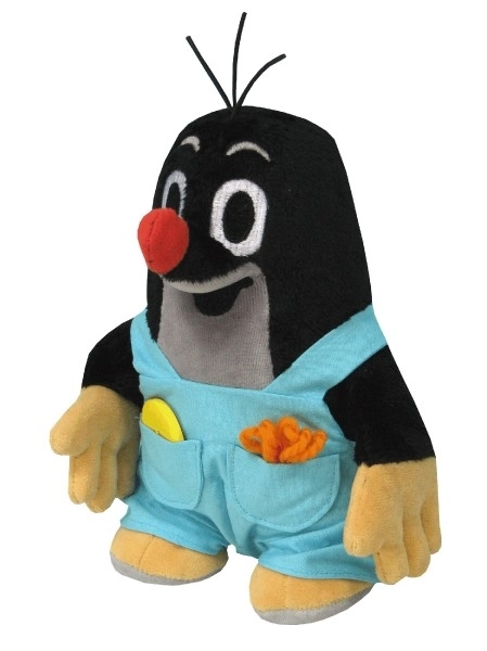 Plush Mole in Removable Pants Standing 20cm