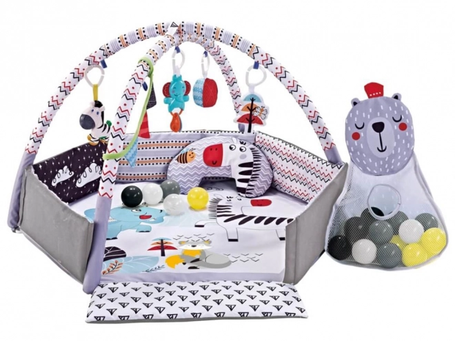 Contrast Baby Activity Mat with Balls