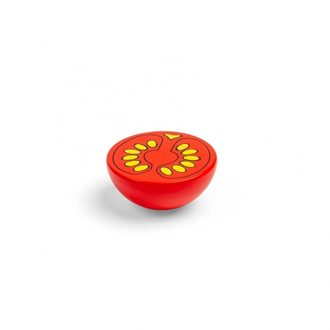 Wooden half tomato toy for kids