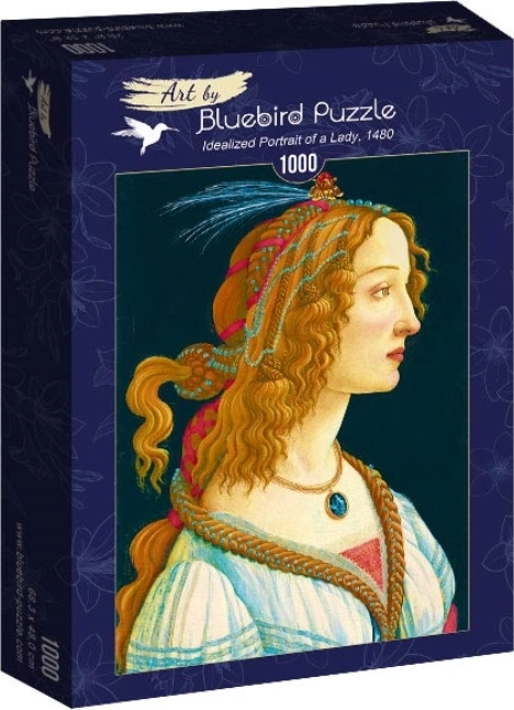 Bluebird Puzzle Young Woman Portrait 1000 Pieces