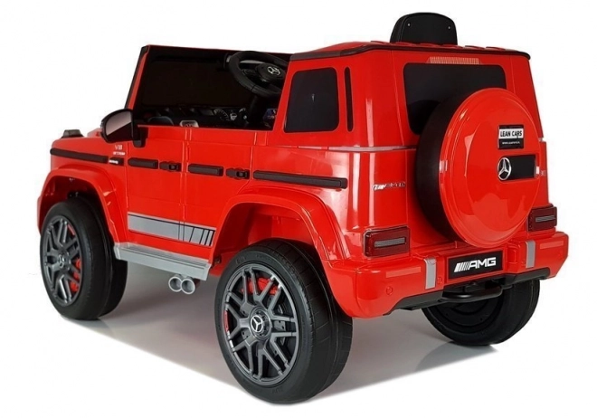 Battery-Powered Mercedes G63 Red Car