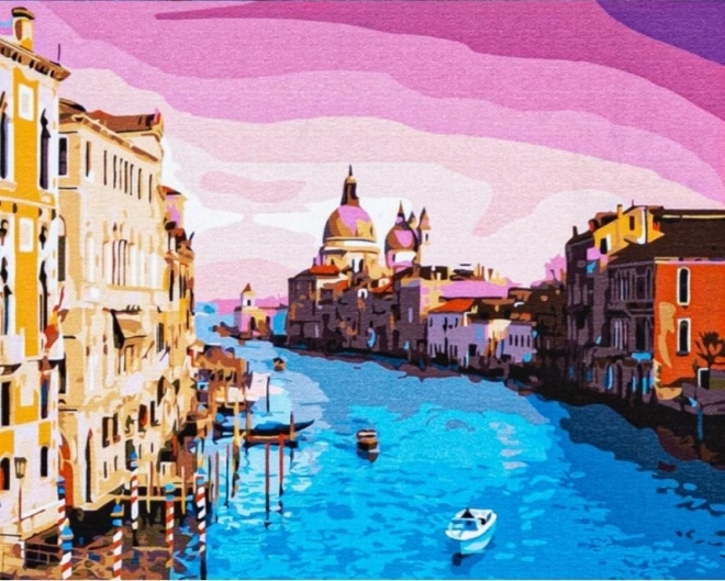 Paint by Numbers: Venetian Landscape Canvas