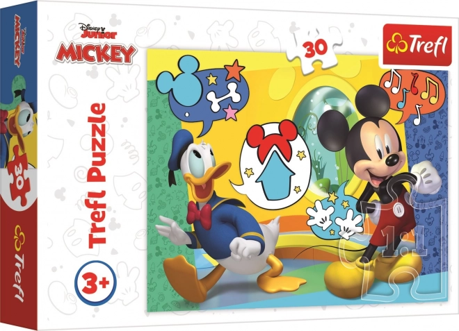 Trefl puzzle mickey mouse and donald duck 30 pieces