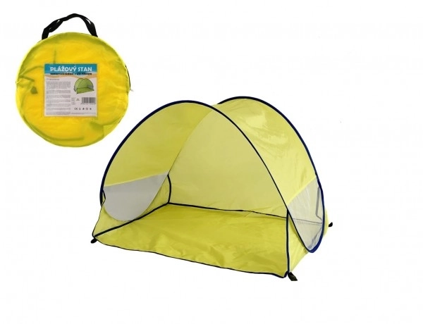 Beach Tent with UV Protection 100x70x80cm Self-Pop-Up – Yellow