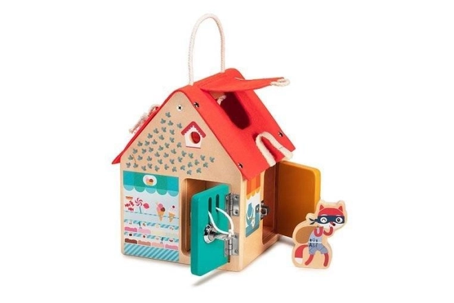 Lilliputiens Wooden House with Locks