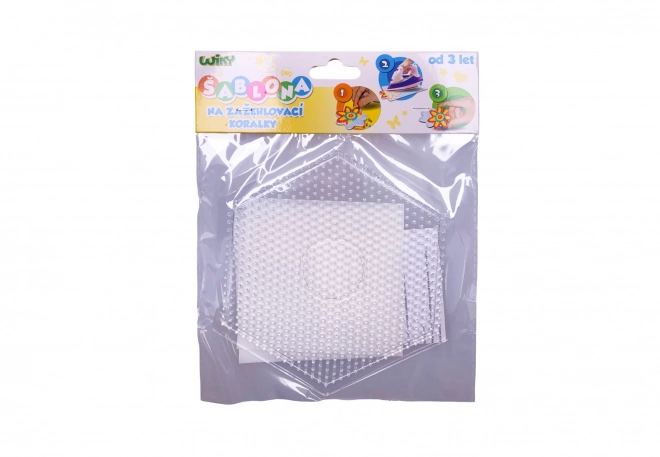 Hexagon Ironing Beads Template