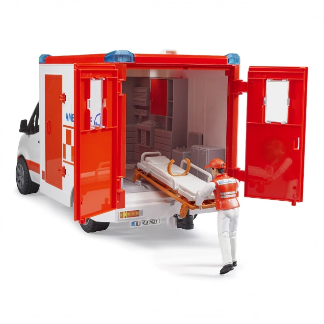 Ambulance Toy Mercedes-Benz Sprinter with Paramedic