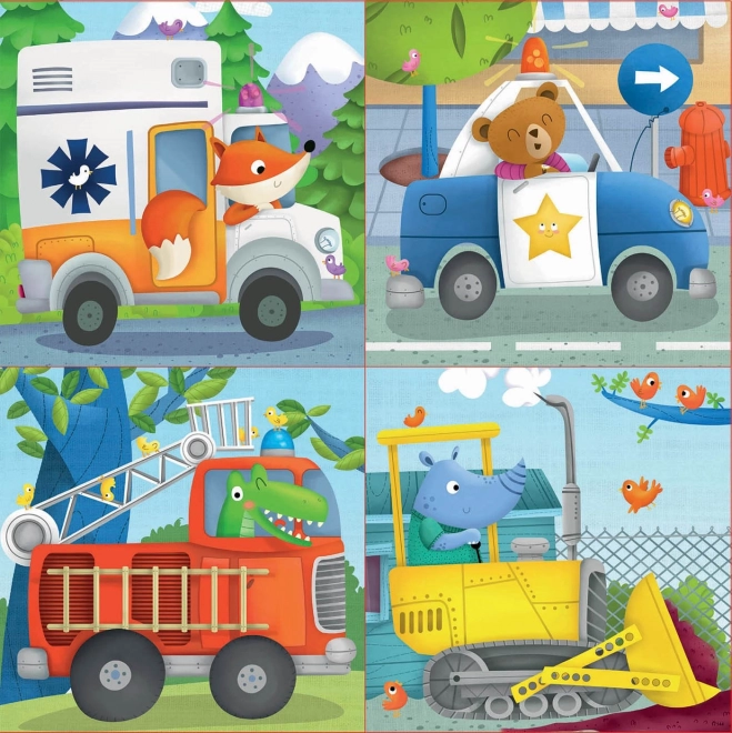 Animal Rescuers Educational Puzzle Set