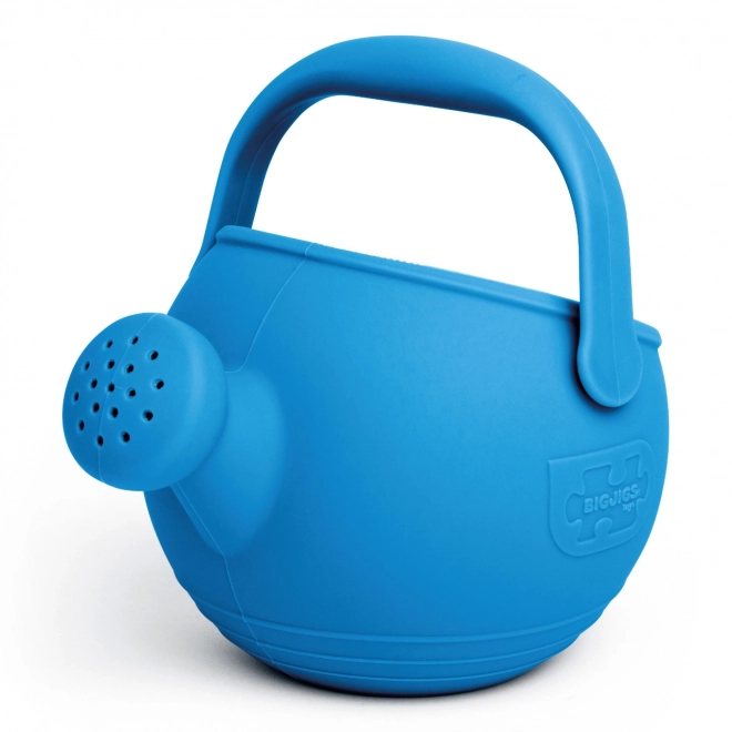 Bigjigs Toys Silicone Watering Can Blue Ocean