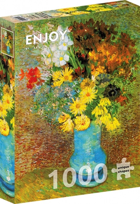 Enjoy Puzzle Van Gogh Vase with Daisies and Anemones 1000 Pieces