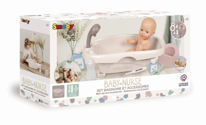 Doll Bath Tub with Accessories