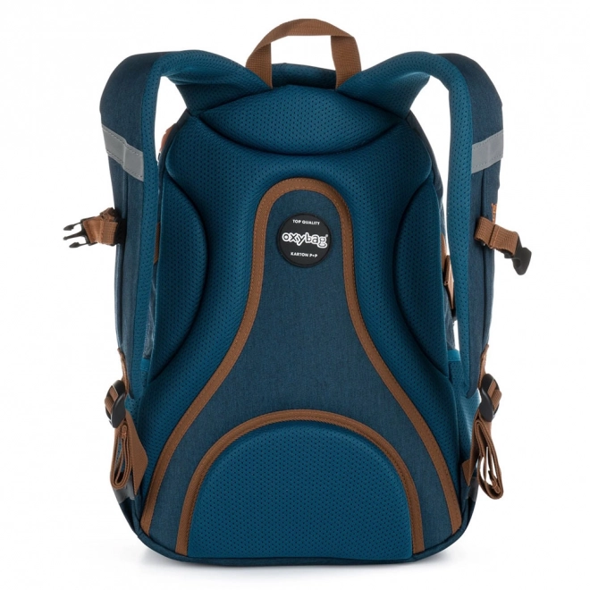 Blue Oxy Scooler Student Backpack