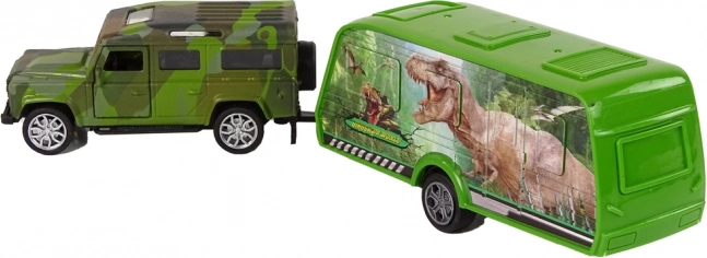 Dinosaur-themed trailer