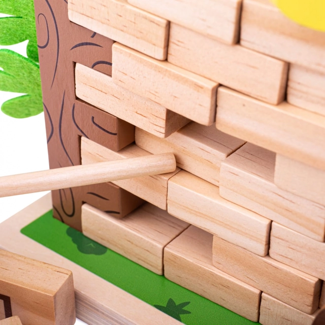 Falling Jungle Wooden Motor Skills Game